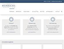 Tablet Screenshot of heinrichsimmobilien.de